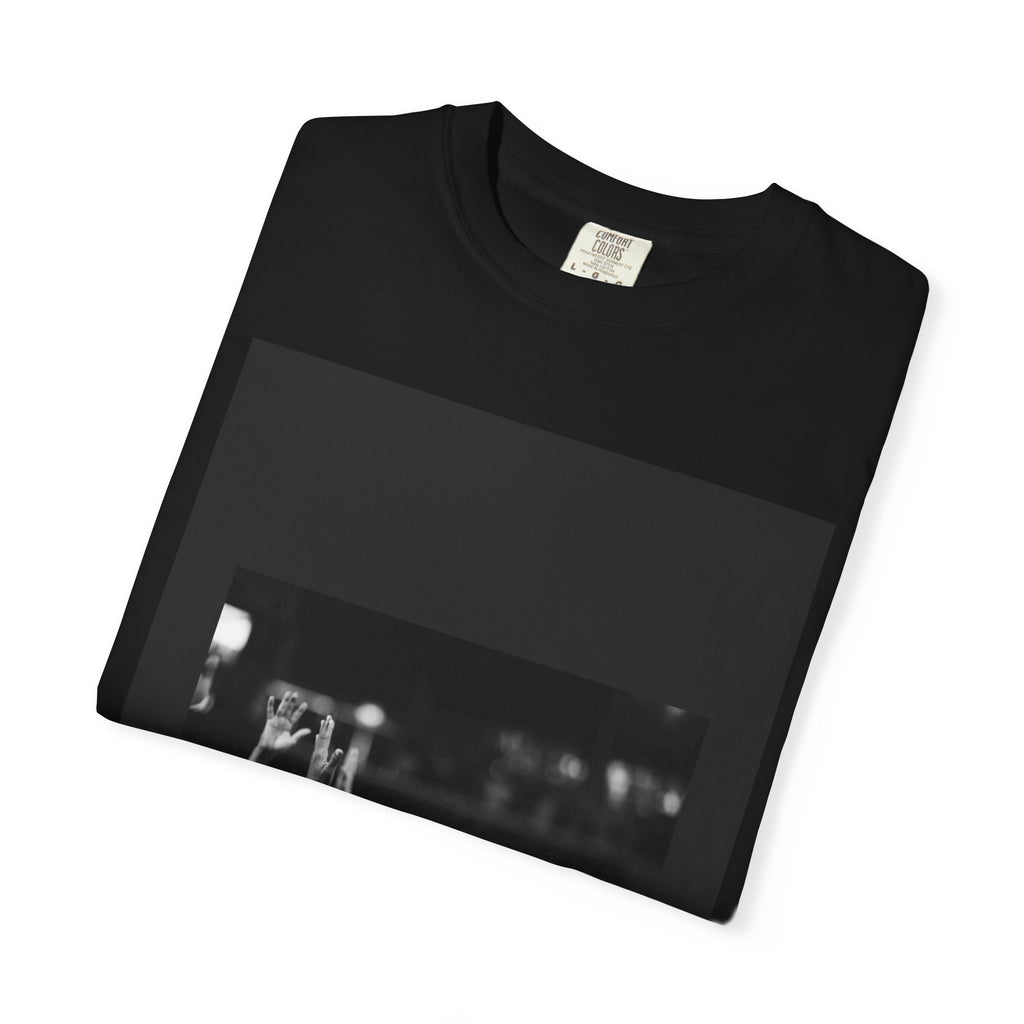 Stylish Unisex Garment-Dyed T-Shirt with Bold Graphic Design, Perfect for Concerts, Festivals, Casual Outings, Everyday Wear, Gift Ideas